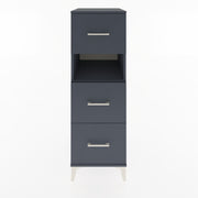 Woodntry Modular Cabinet Anthracite 44x59x122 cm with Drawers and Shelves CR106-2