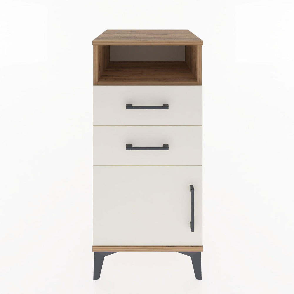 Woodntry Modular Nightstand Pine 44x44x84 cm Functional F50-3