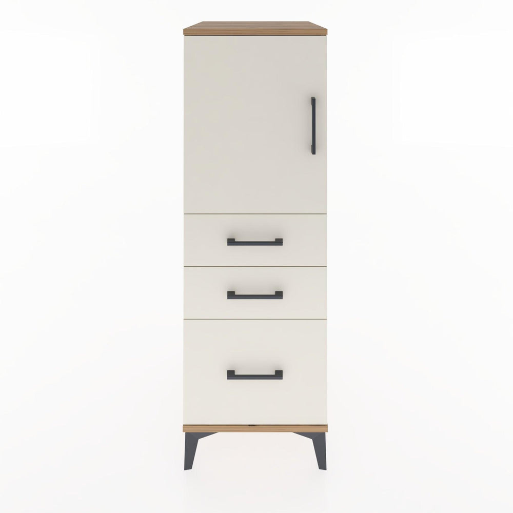 Woodntry Modular Cabinet Pine 44x30x122 cm with Doors and Drawers KC6-3