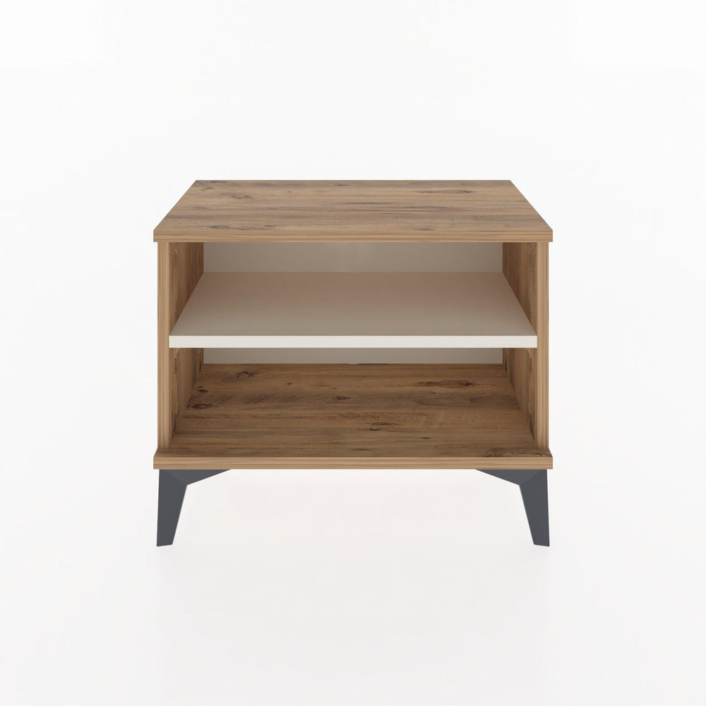 Woodntry Modular Nightstand Pine 60x30x36 cm with Shelf R6-3