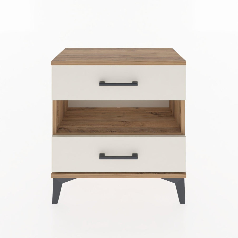 Woodntry Modüler Komodin Çam 60x30x52 cm Çekmeceli ve Raflı CR6-3