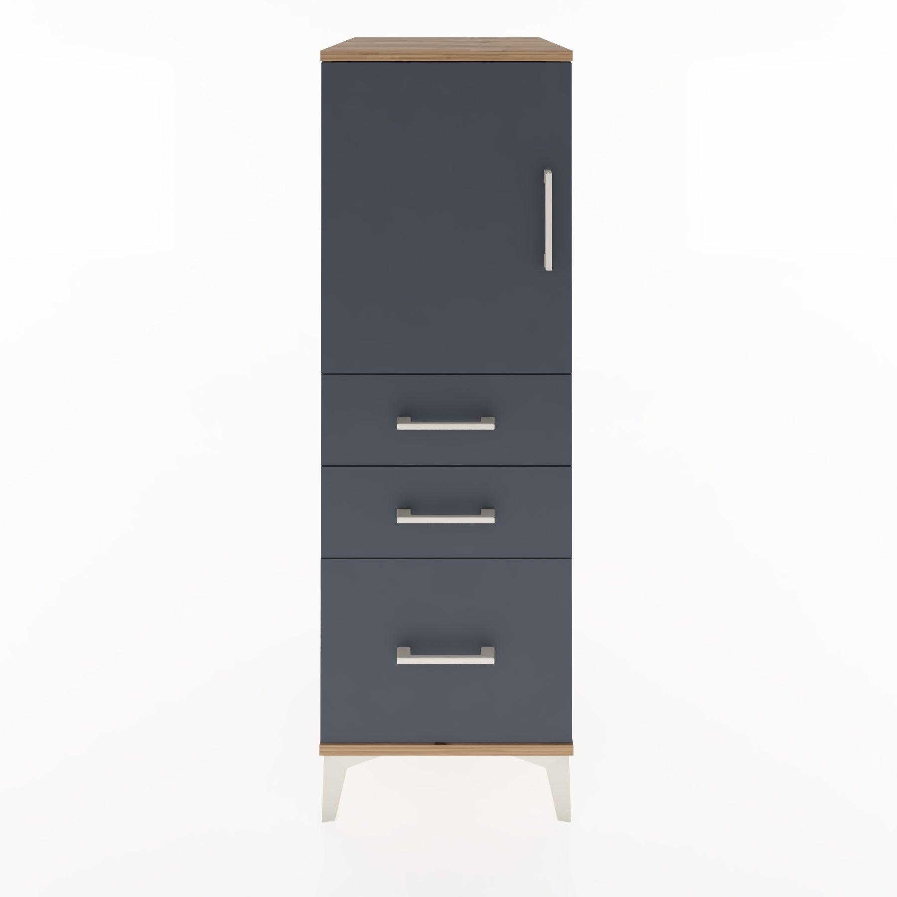 Woodntry Modular Cabinet Pine 44x59x122 cm with Doors and Drawers KC6-3