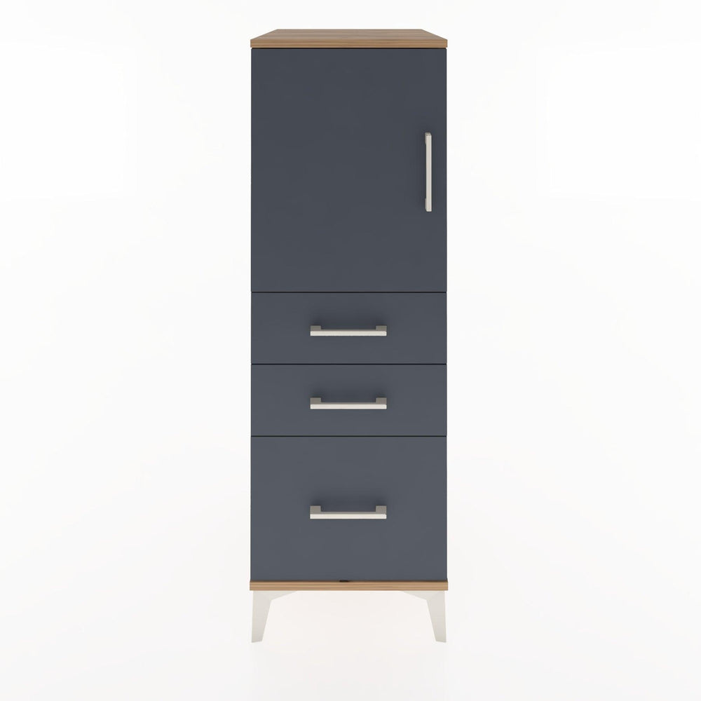 Woodntry Modular Cabinet Pine 44x30x122 cm with Doors and Drawers KC6-3
