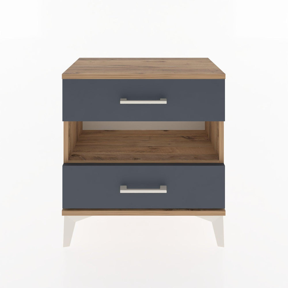 Woodntry Modüler Komodin Çam 60x30x52 cm Çekmeceli ve Raflı CR6-3