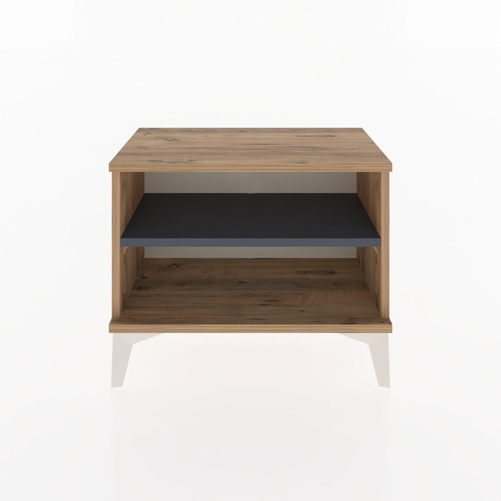 Woodntry Modular Nightstand Pine 60x30x36 cm with Shelf R6-3