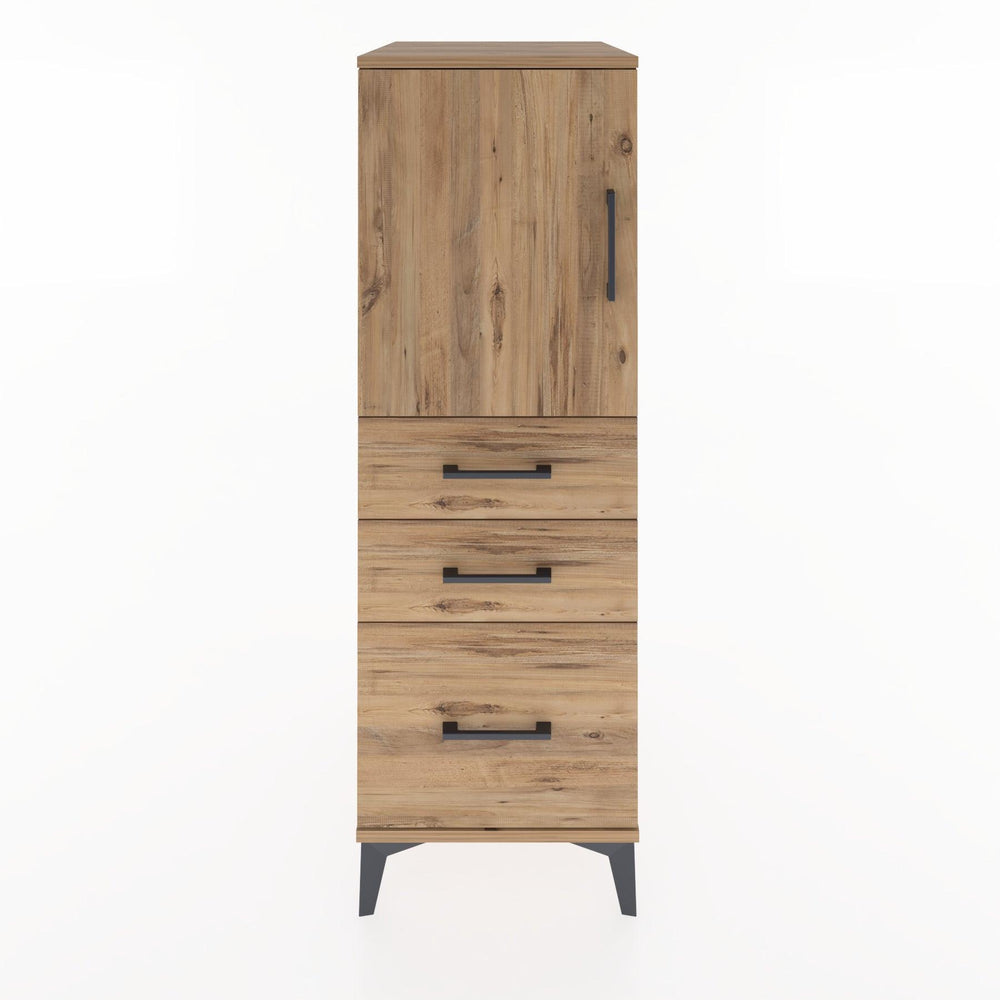 Woodntry Modular Cabinet Pine 44x59x122 cm with Doors and Drawers KC6-3