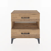 Woodntry Modular Nightstand Pine 60x30x52 cm with Drawers and Shelves CR6-3