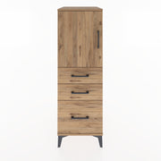 Woodntry Modular Cabinet Pine 44x30x122 cm with Doors and Drawers KC6-3