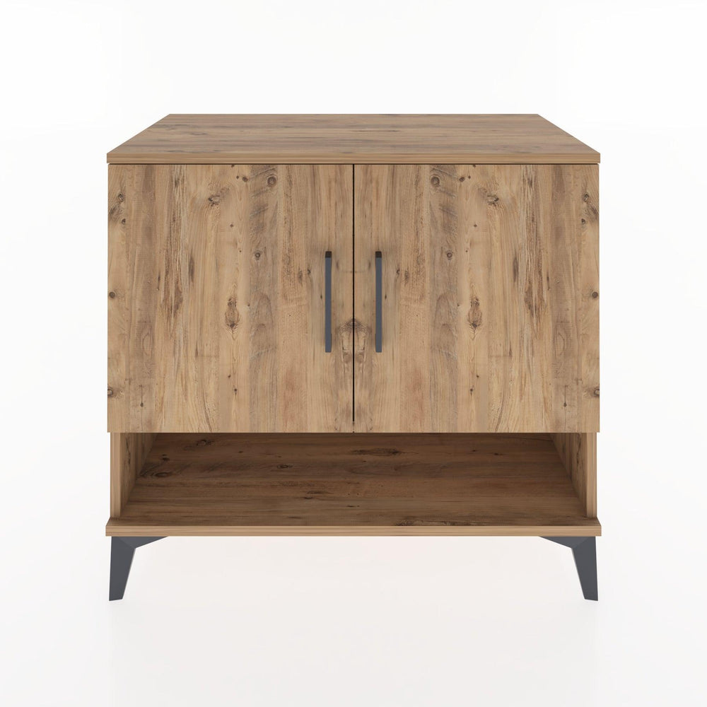 Woodntry Modüler Şifonyer Çam 88x44x68 cm Kapaklı ve Raflı KR6-3