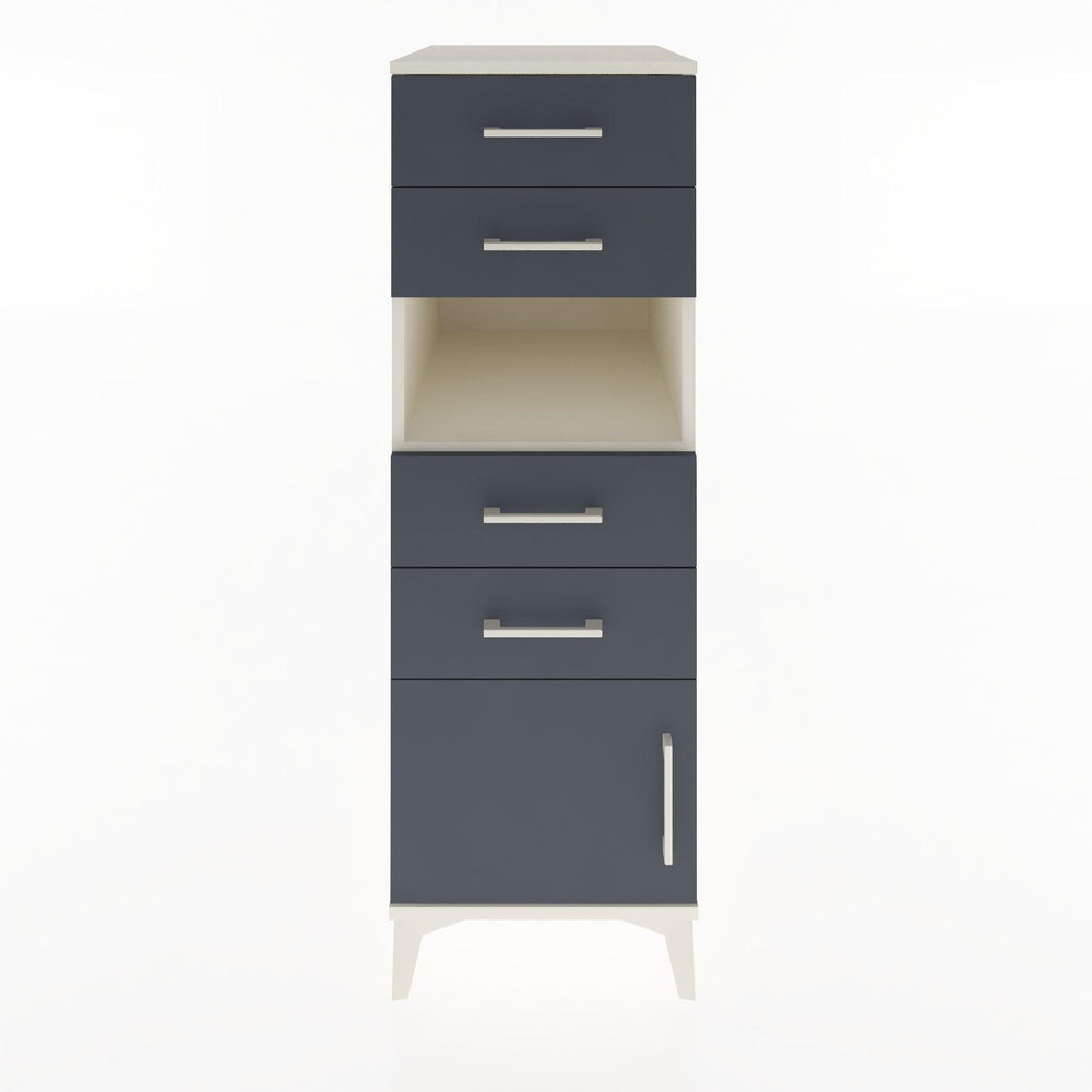 Woodntry Modular Cabinet Moonstone 44x30x122 cm Functional F7-1
