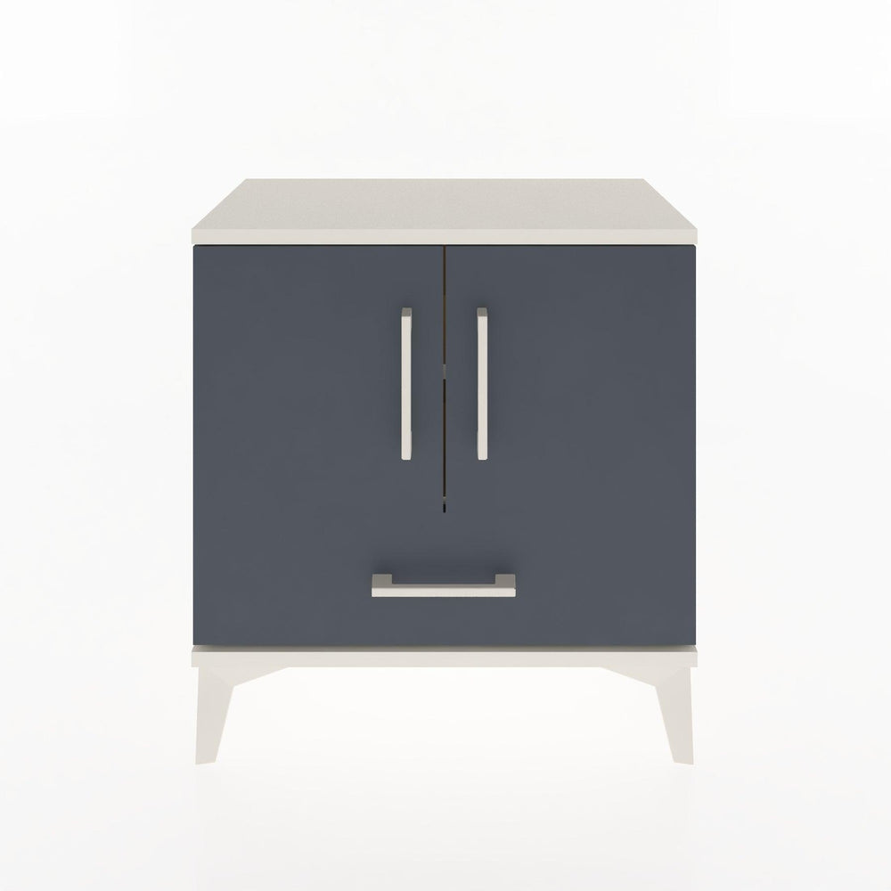 Woodntry Modular Nightstand Moonstone 60x30x52 cm with Cover and Drawer KC7-1