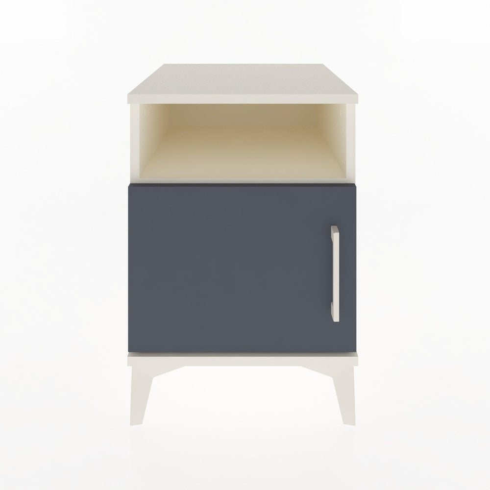 Woodntry Modular Nightstand Moonstone 44x44x52 cm with Cover and Shelf KR7-1