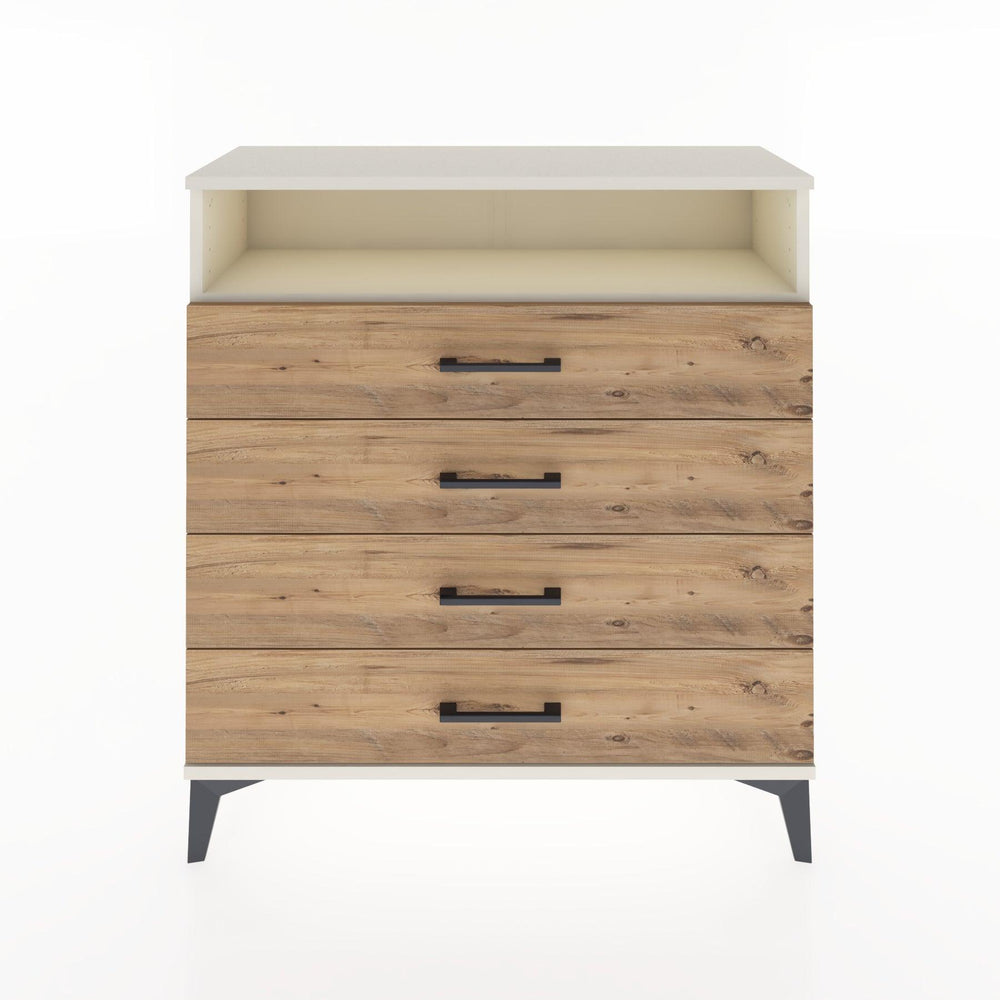 Woodntry Modular Dresser Moonstone 88x30x84 cm with Drawers and Shelves CR7-1