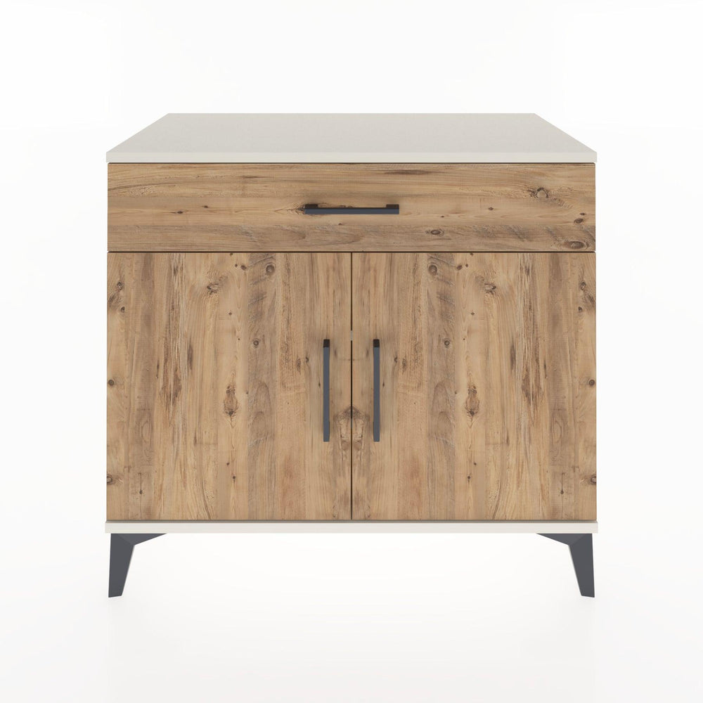 Woodntry Modular Dresser Moonstone 88x44x68 cm with Cover and Drawer KC7-1