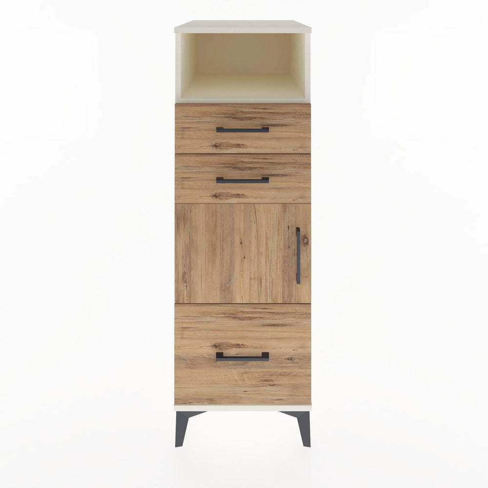 Woodntry Modular Cabinet Moonstone 44x30x122 cm Functional F107-1