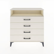 Woodntry Modular Dresser Moonstone 88x30x84 cm with Drawers and Shelves CR7-1