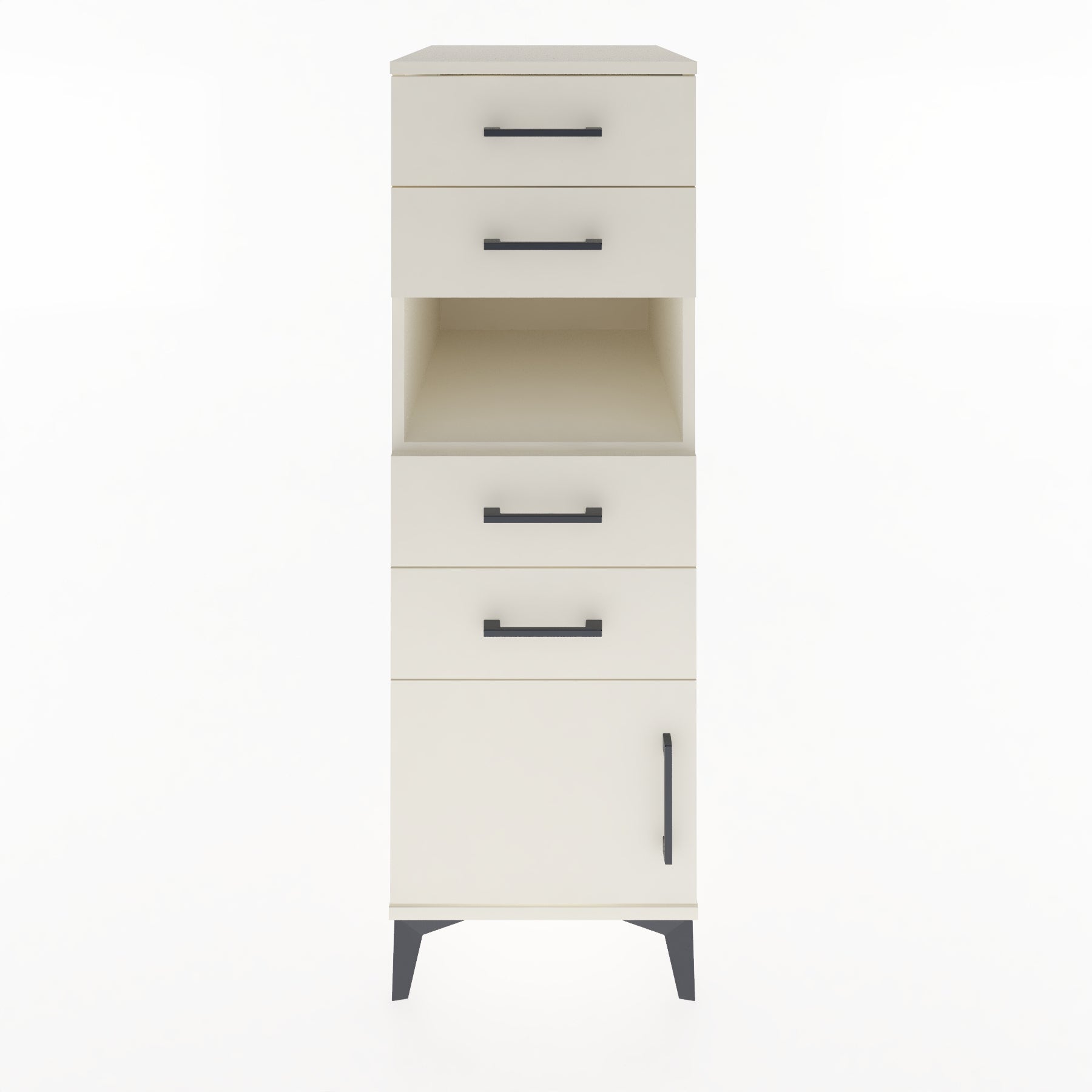 Woodntry Modular Cabinet Moonstone 44x59x122 cm Functional F57-1