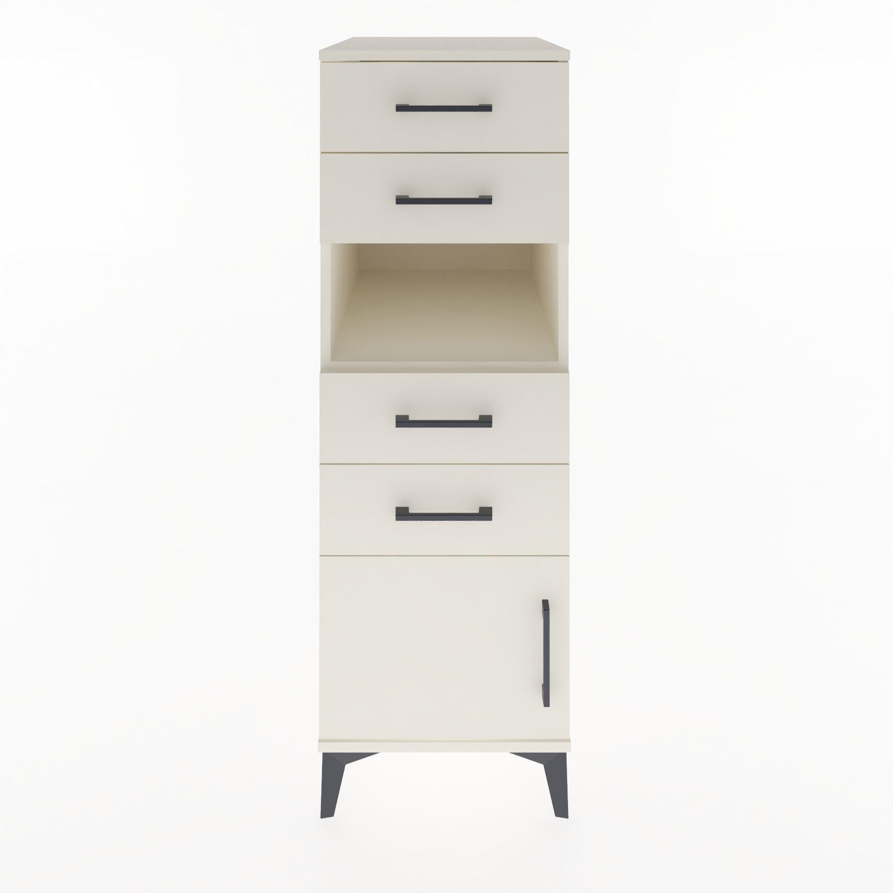 Woodntry Modular Cabinet Moonstone 44x30x122 cm Functional F7-1