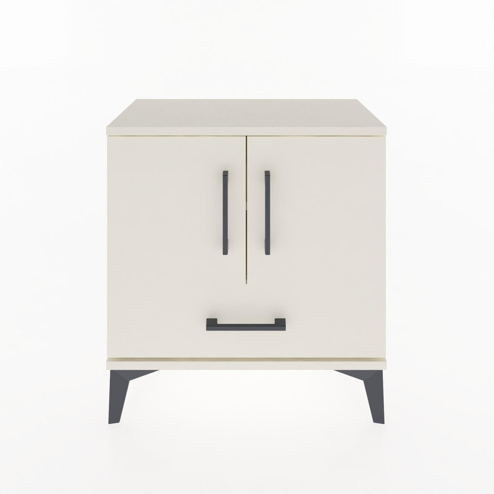 Woodntry Modular Nightstand Moonstone 60x30x52 cm with Cover and Drawer KC7-1