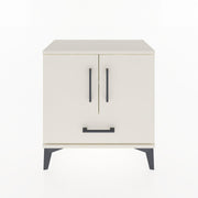 Woodntry Modular Nightstand Moonstone 60x30x52 cm with Cover and Drawer KC7-1
