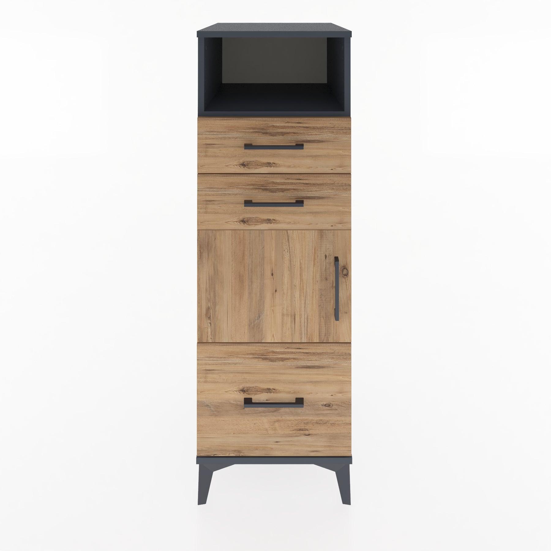 Woodntry Modular Cabinet Anthracite 44x59x122 cm Functional F107-2