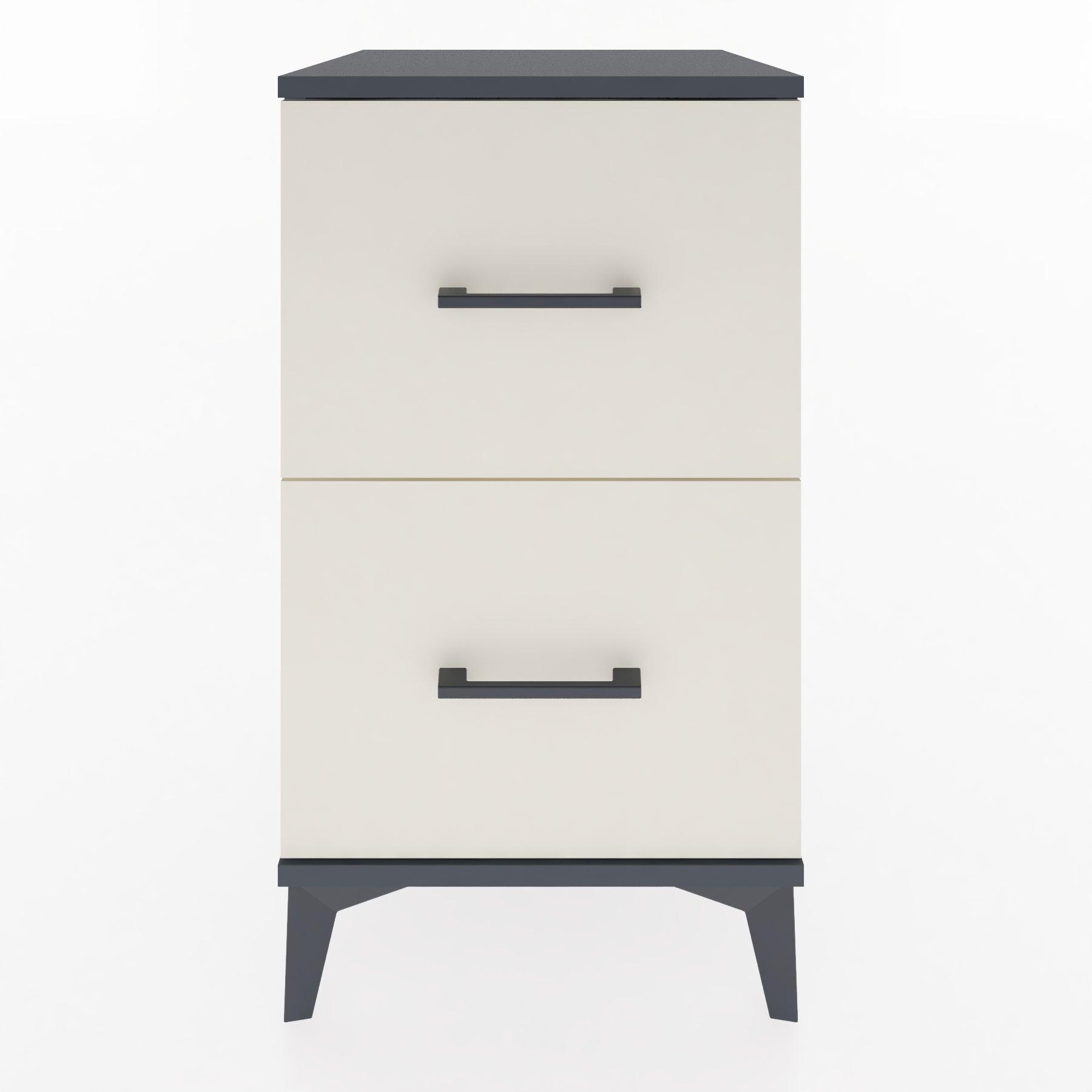 Woodntry Modular Nightstand Anthracite 44x44x68 cm Drawer C7-2