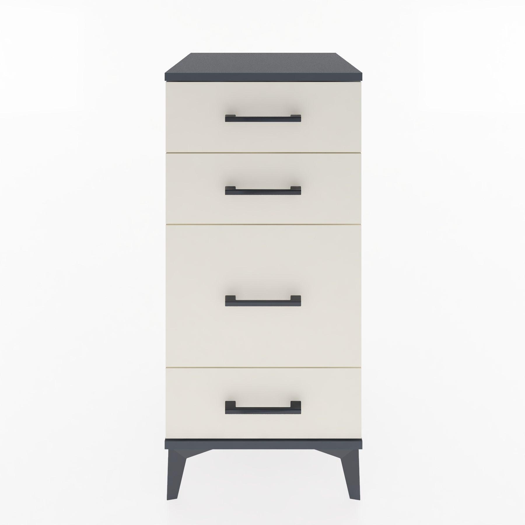 Woodntry Modular Nightstand Anthracite 44x44x84 cm Drawer C7-2