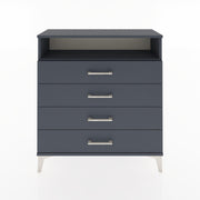 Woodntry Modular Dresser Anthracite 88x30x84 cm with Drawers and Shelves CR7-2