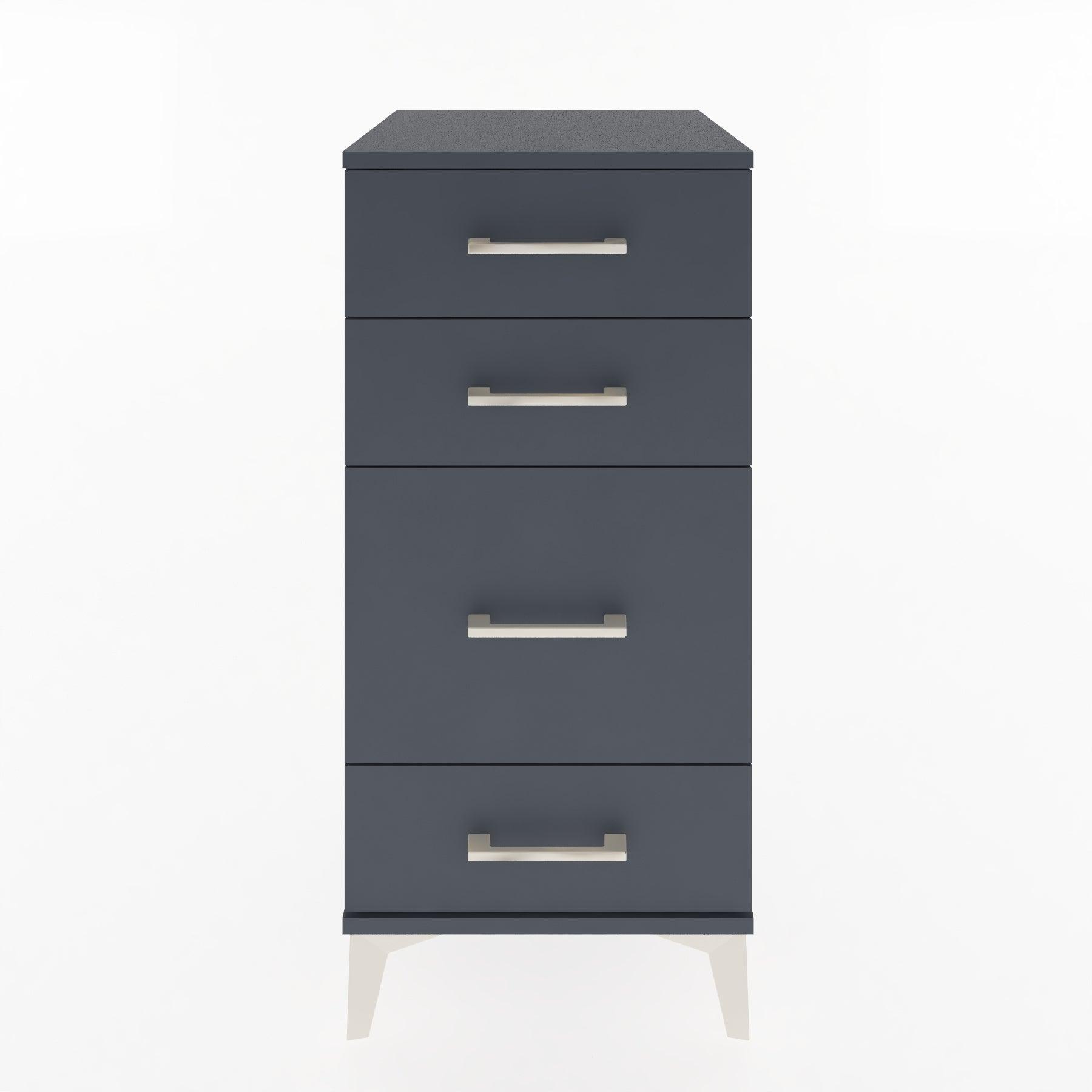 Woodntry Modular Nightstand Anthracite 44x44x84 cm Drawer C7-2