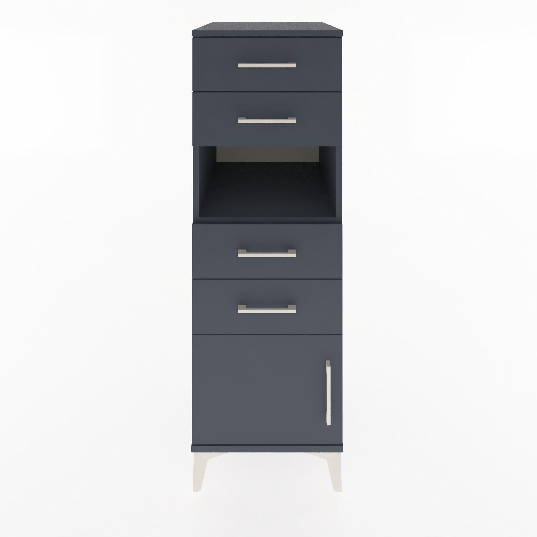 Woodntry Modular Cabinet Anthracite 44x30x122 cm Functional F7-2