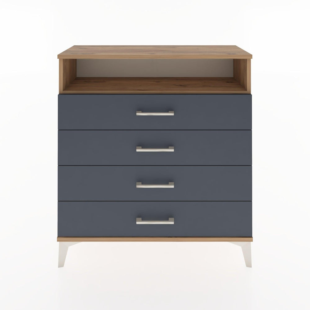 Woodntry Modular Dresser Pine 88x30x84 cm with Drawers and Shelves CR7-3