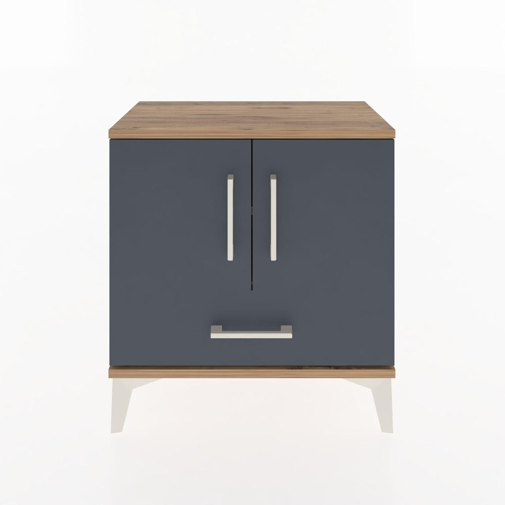 Woodntry Modular Nightstand Pine 60x30x52 cm with Cover and Drawer KC7-3