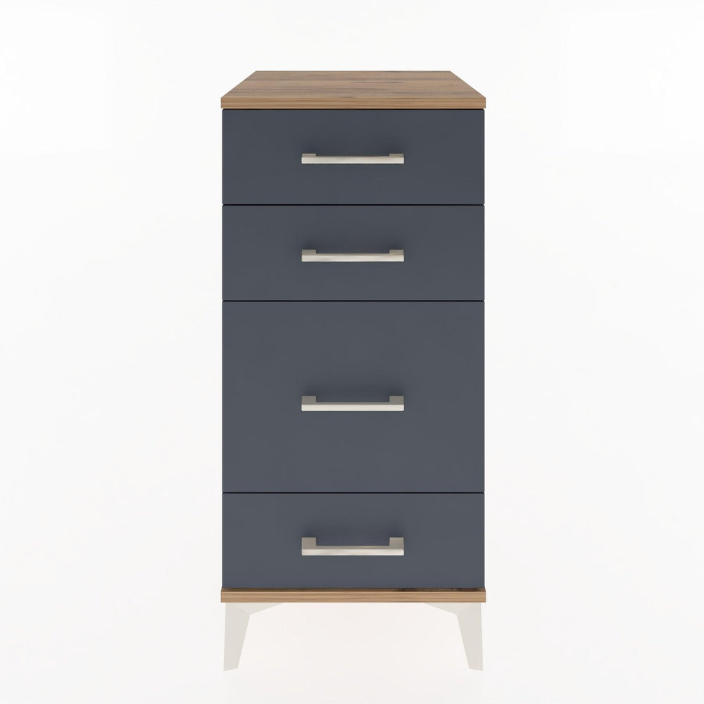 Woodntry Modüler Komodin Çam 44x44x84 cm Çekmeceli C7-3