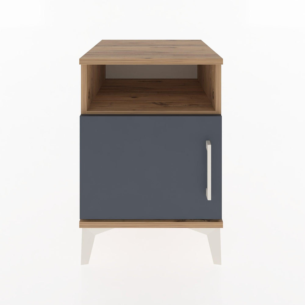 Woodntry Modular Nightstand Pine 44x44x52 cm with Cover and Shelf KR7-3