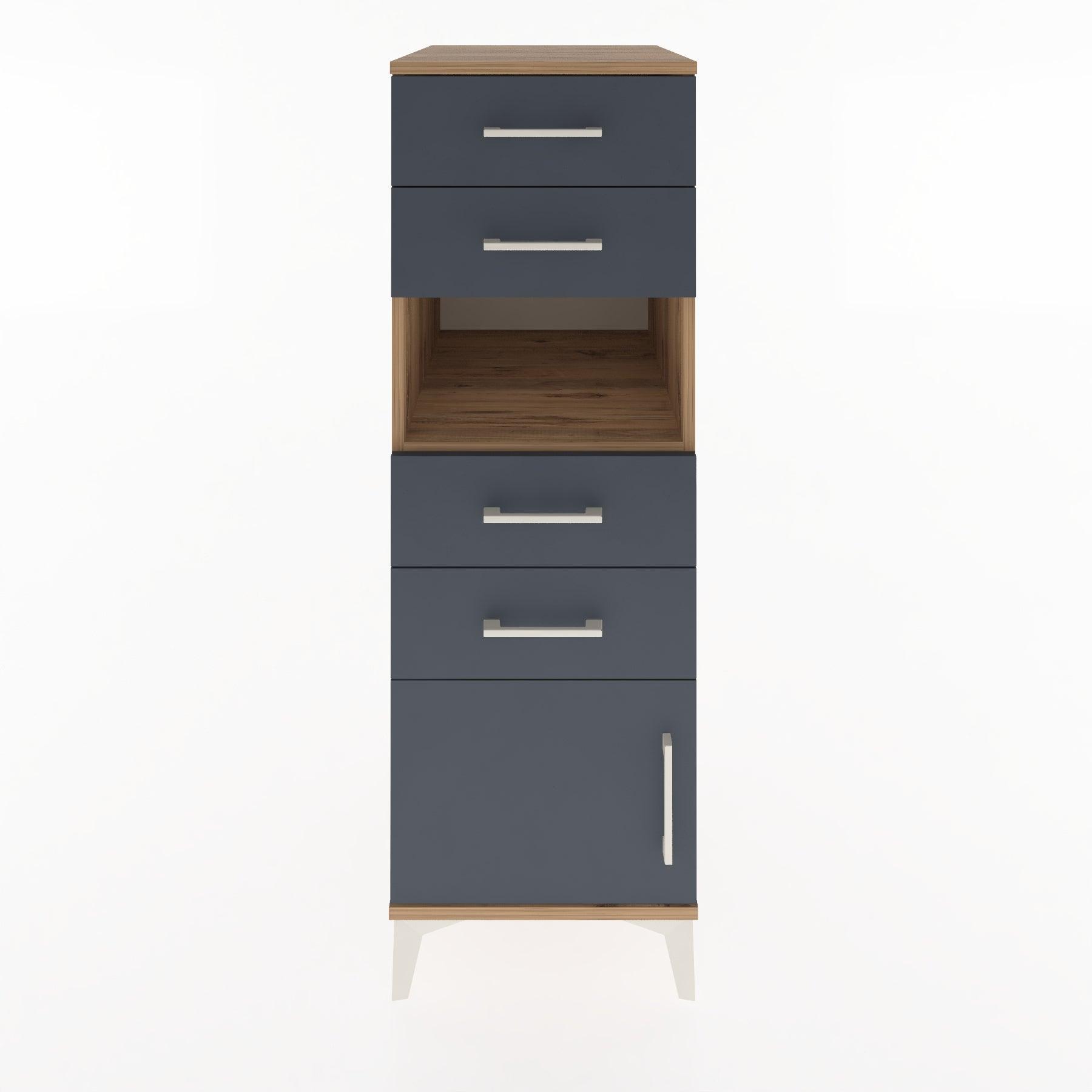 Woodntry Modular Cabinet Pine 44x30x122 cm Functional F7-3