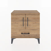 Woodntry Modular Nightstand Pine 60x30x52 cm with Cover and Drawer KC7-3