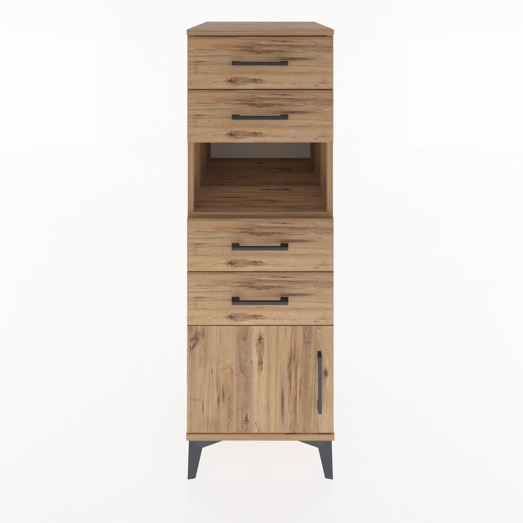 Woodntry Modular Cabinet Pine 44x59x122 cm Functional F7-3