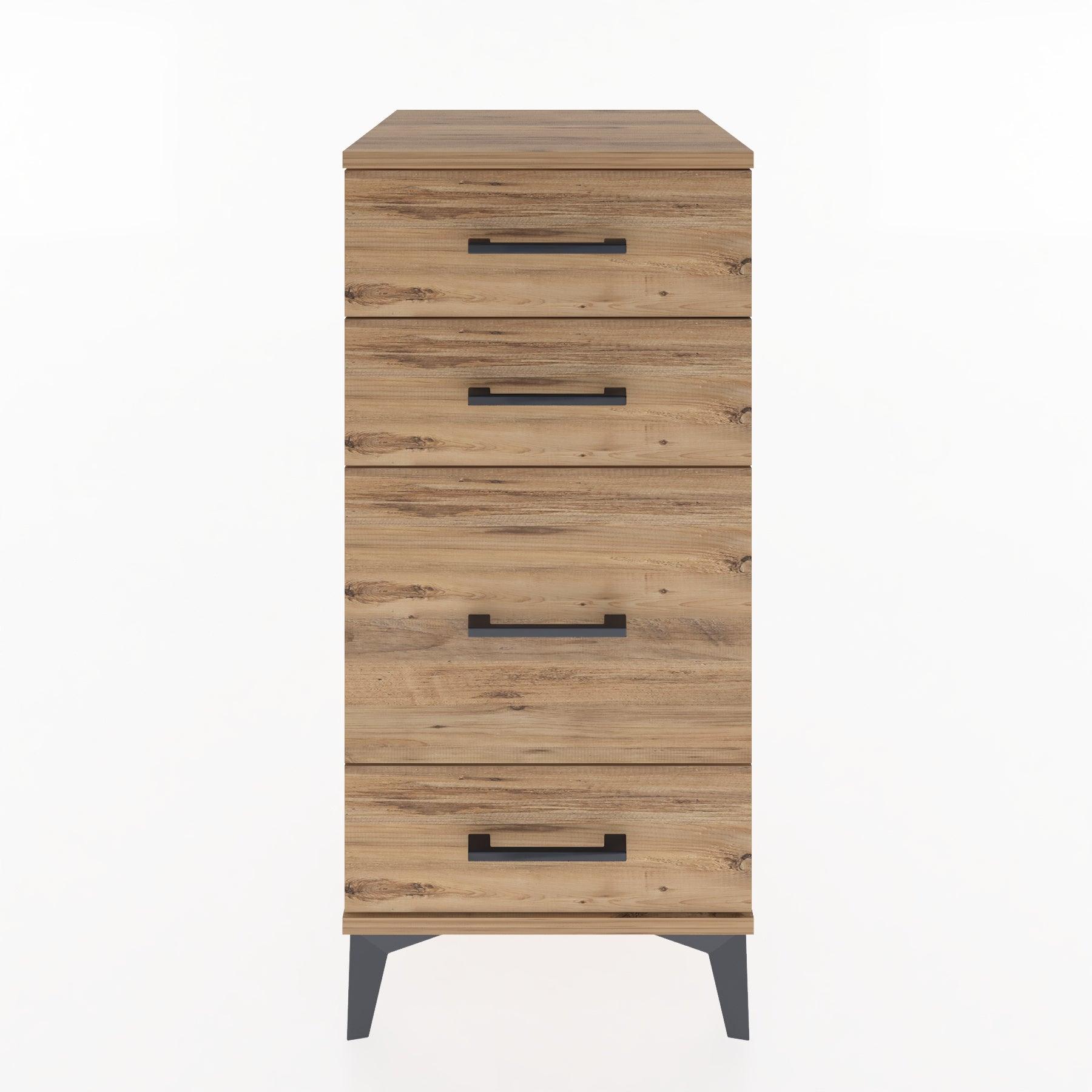 Woodntry Modular Nightstand Pine 44x44x84 cm Drawer C7-3