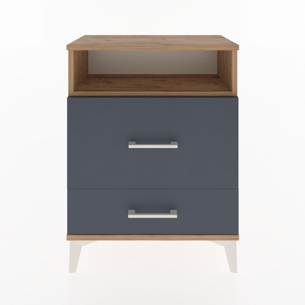 Woodntry Modüler Komodin Çam 60x30x68 cm Çekmeceli ve Raflı CR8-3