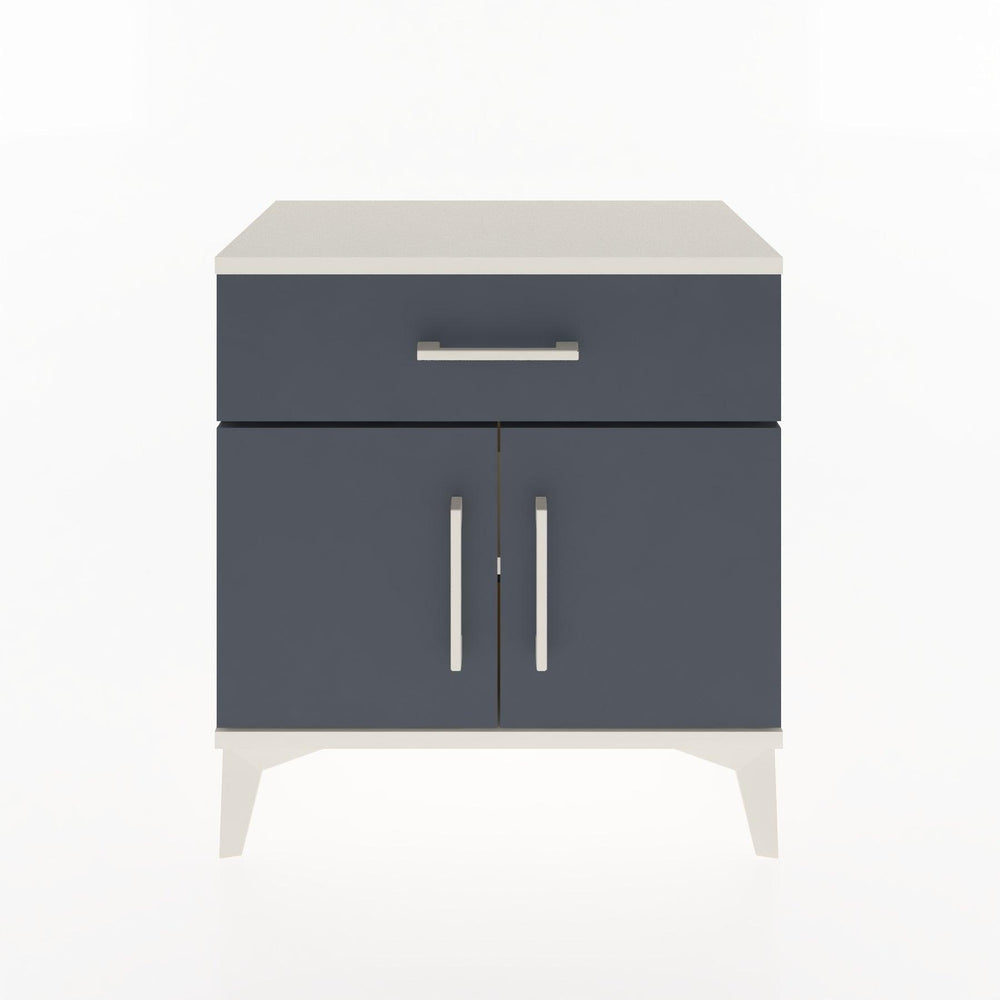 Woodntry Modular Nightstand Moonstone 60x30x52 cm with Cover and Drawer KC8-1