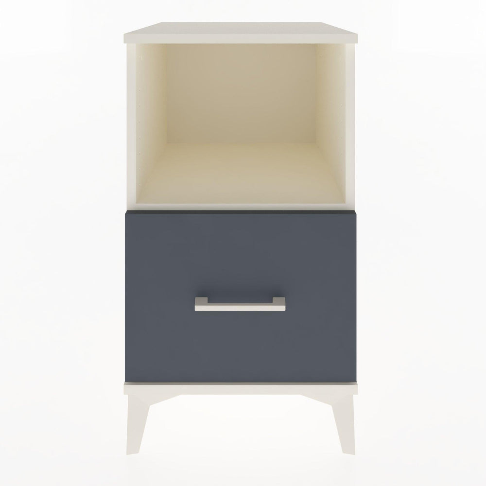 Woodntry Modüler Komodin Aytaşı 44x44x68 cm Çekmeceli ve Raflı CR8-1