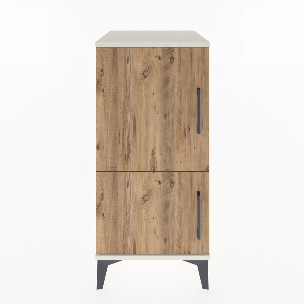Woodntry Modular Nightstand Moonstone 44x44x84 cm With Lid K30-1