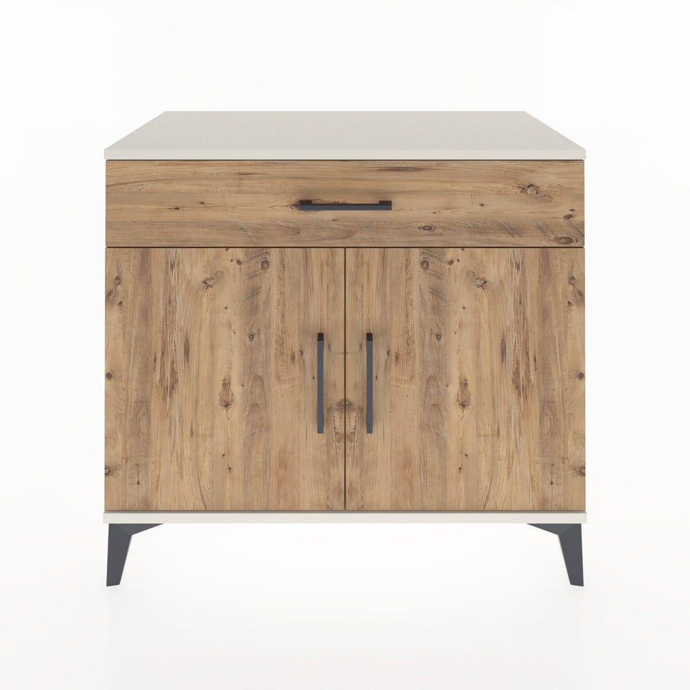 Woodntry Modular Dresser Moonstone 88x44x68 cm with Cover and Drawer KC8-1