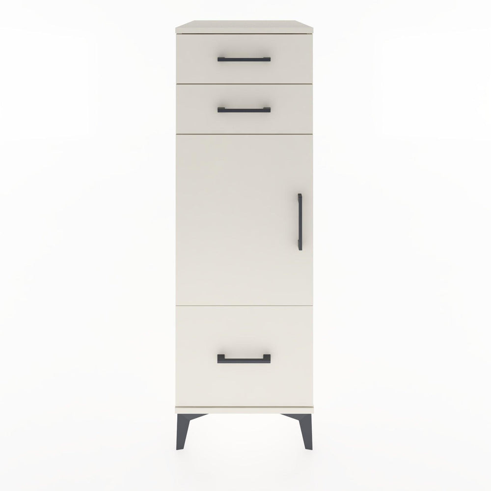 Woodntry Modular Cabinet Moonstone 44x30x122 cm with Doors and Drawers KC8-1