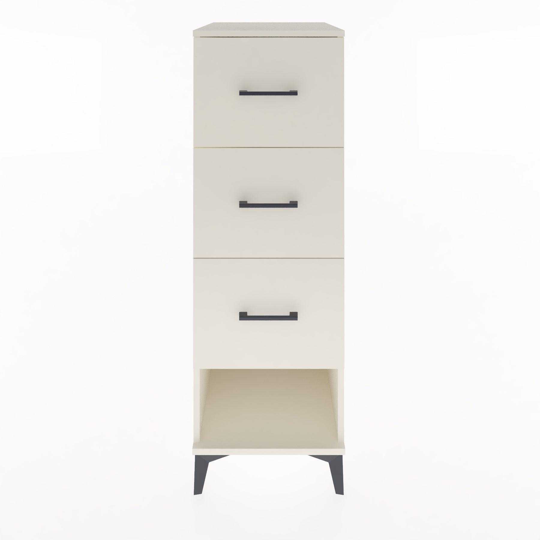 Woodntry Modular Cabinet Moonstone 44x59x122 cm with Drawers and Shelves CR108-1