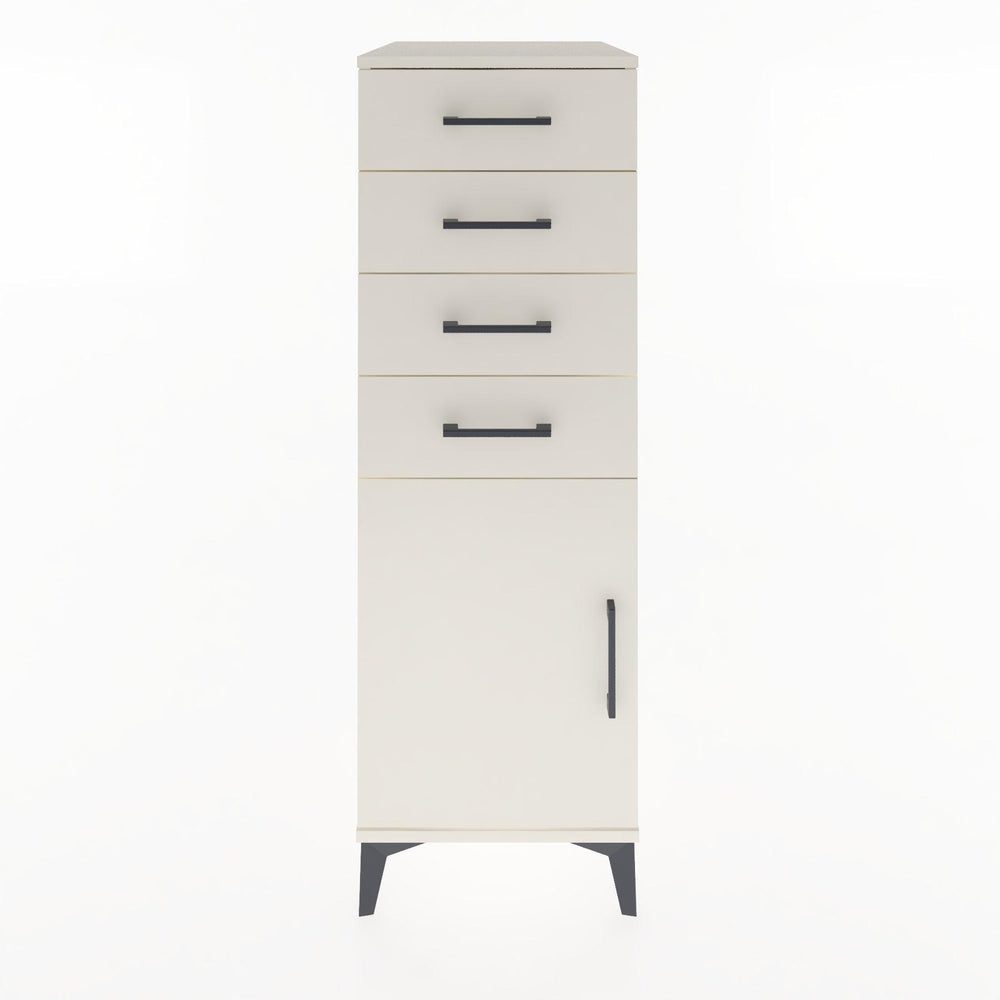 Woodntry Modüler Dolap Aytaşı 44x30x122 cm Kapaklı ve Çekmeceli KC58-1