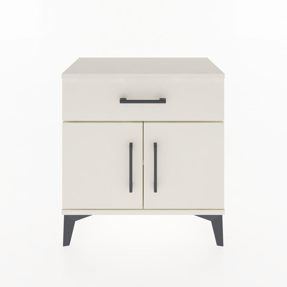 Woodntry Modular Nightstand Moonstone 60x30x52 cm with Cover and Drawer KC8-1