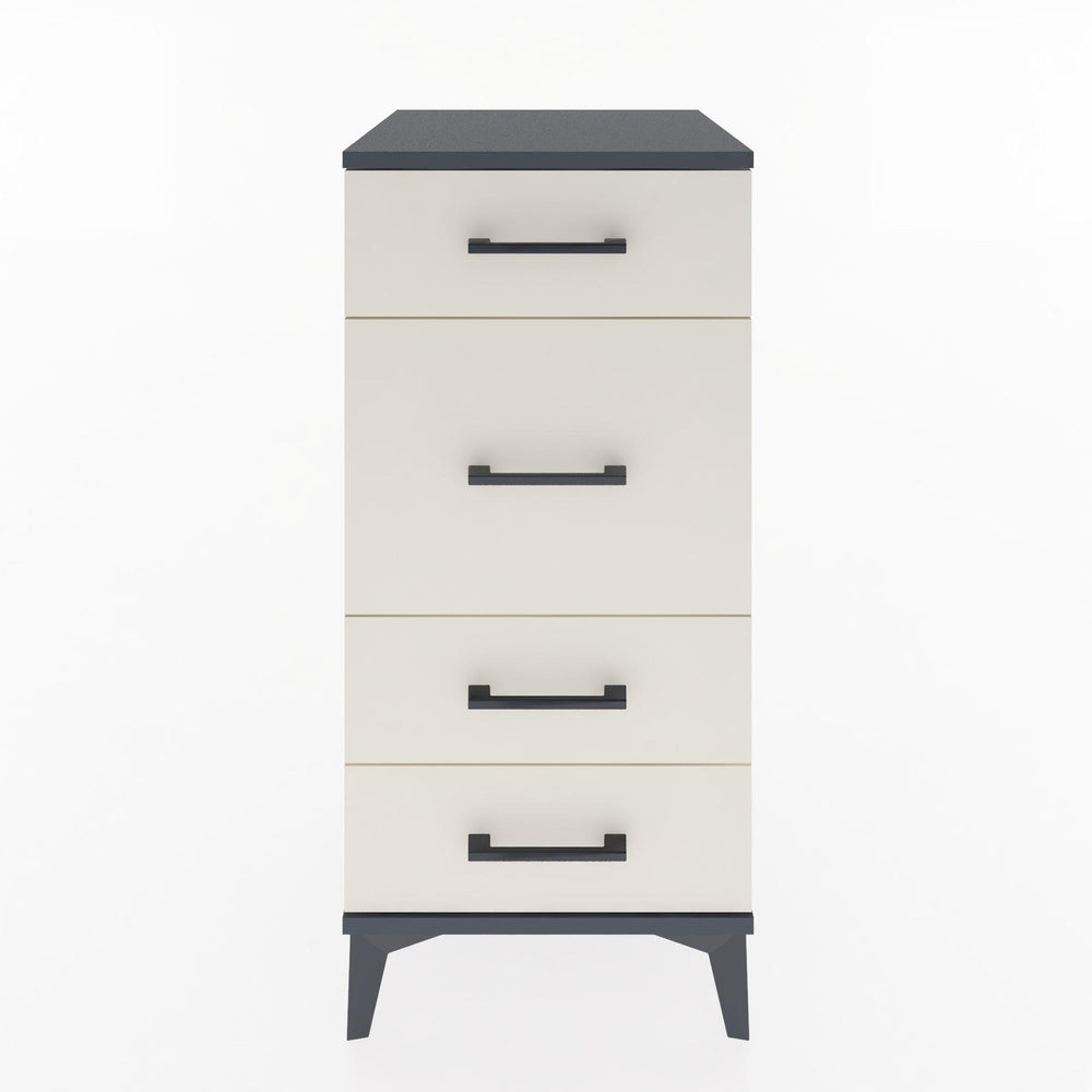 Woodntry Modular Nightstand Anthracite 44x44x84 cm Drawer C8-2