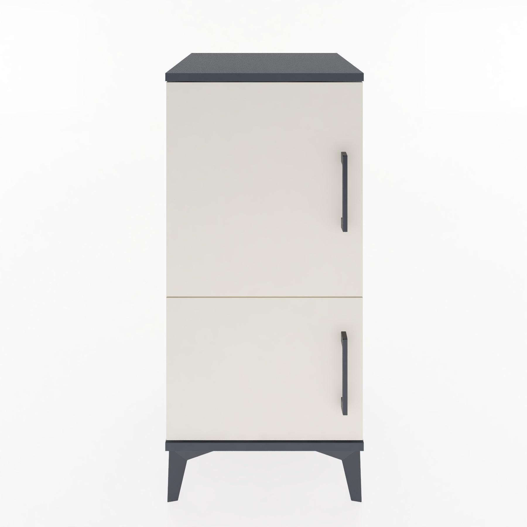 Woodntry Modular Nightstand Anthracite 44x44x84 cm with Lid K30-2