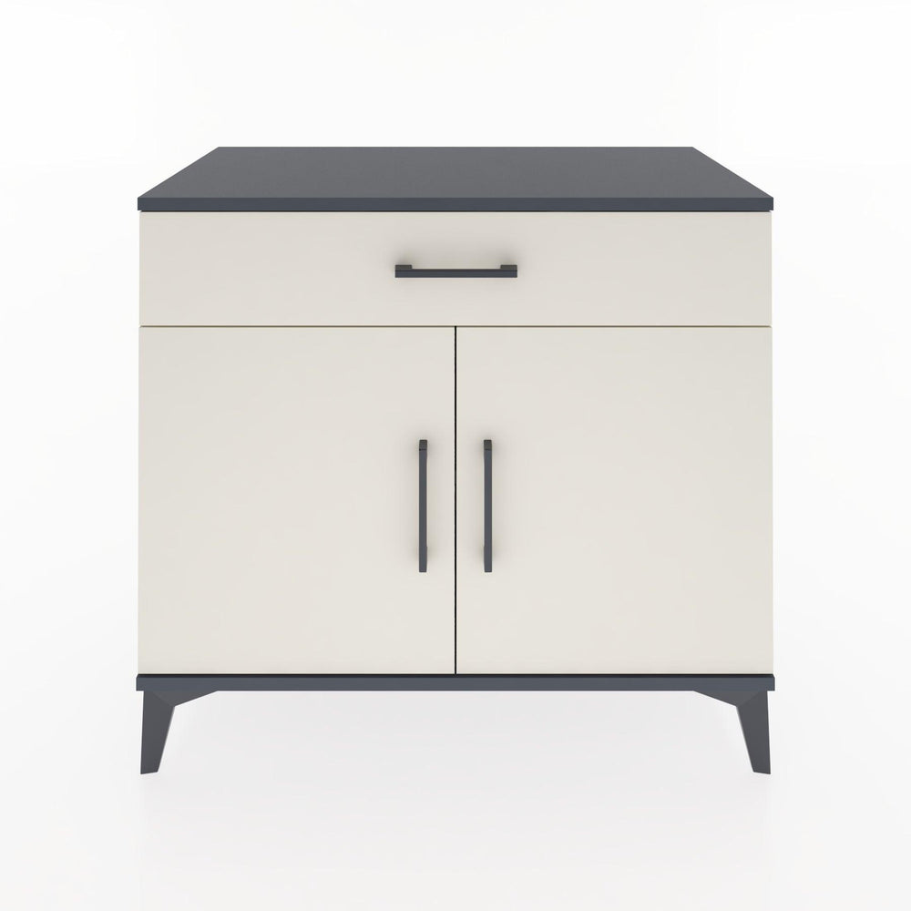 Woodntry Modular Dresser Anthracite 88x44x68 cm with Cover and Drawer KC8-2